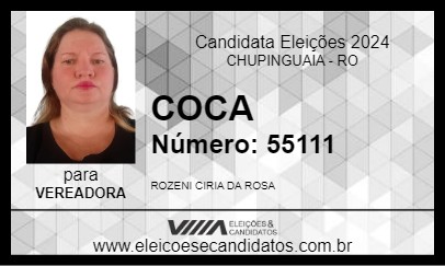 Candidato COCA 2024 - CHUPINGUAIA - Eleições