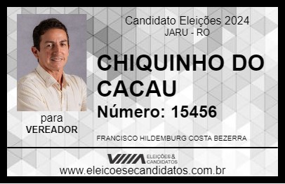 Candidato CHIQUINHO DO CACAU 2024 - JARU - Eleições