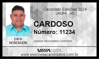 Candidato CARDOSO 2024 - URUPÁ - Eleições