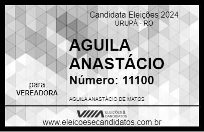 Candidato AGUILA ANASTÁCIO 2024 - URUPÁ - Eleições