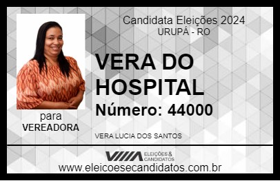 Candidato VERA DO HOSPITAL 2024 - URUPÁ - Eleições