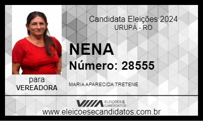 Candidato NENA DA T18 2024 - URUPÁ - Eleições