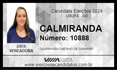 Candidato CALMIRANDA DO TINOCO 2024 - URUPÁ - Eleições