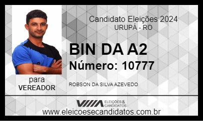 Candidato BIN DA A2 2024 - URUPÁ - Eleições