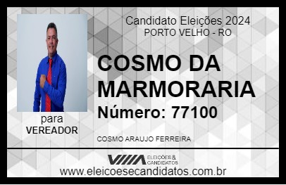 Candidato COSMO DA MARMORARIA 2024 - PORTO VELHO - Eleições