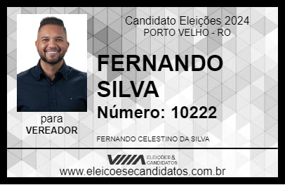 Candidato FERNANDO SILVA 2024 - PORTO VELHO - Eleições