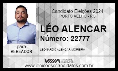 Candidato LÉO ALENCAR 2024 - PORTO VELHO - Eleições