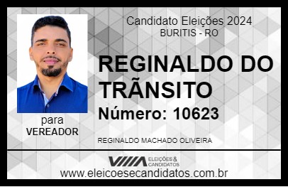 Candidato REGINALDO DO TRÂNSITO 2024 - BURITIS - Eleições