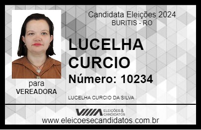 Candidato LUCELHA CURCIO 2024 - BURITIS - Eleições