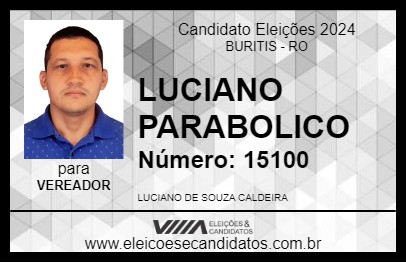 Candidato LUCIANO PARABOLICO 2024 - BURITIS - Eleições