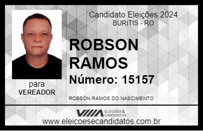 Candidato ROBSON RAMOS 2024 - BURITIS - Eleições