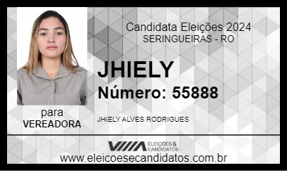 Candidato JHIELY 2024 - SERINGUEIRAS - Eleições