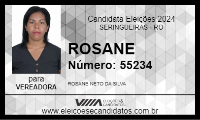 Candidato ROSANE 2024 - SERINGUEIRAS - Eleições