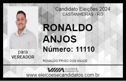 Candidato RONALDO ANJOS 2024 - CASTANHEIRAS - Eleições