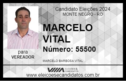 Candidato MARCELO VITAL 2024 - MONTE NEGRO - Eleições