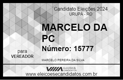 Candidato MARCELO DA PC 2024 - URUPÁ - Eleições