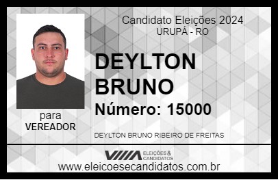 Candidato DEYLTON BRUNO 2024 - URUPÁ - Eleições