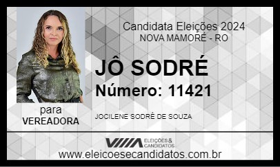 Candidato JÔ SODRÉ 2024 - NOVA MAMORÉ - Eleições