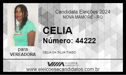 Candidato CELIA 2024 - NOVA MAMORÉ - Eleições