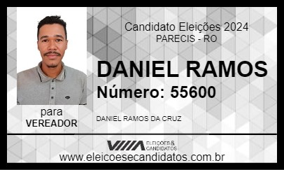 Candidato DANIEL RAMOS 2024 - PARECIS - Eleições