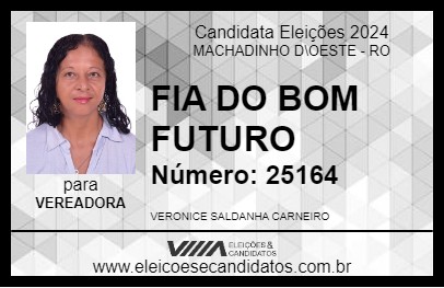 Candidato FIA DO BOM FUTURO 2024 - MACHADINHO D\OESTE - Eleições