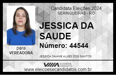 Candidato JESSICA DA SAUDE 2024 - SERINGUEIRAS - Eleições