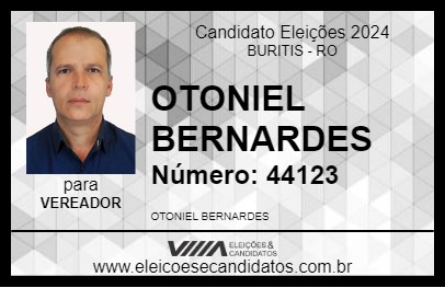 Candidato OTONIEL BERNARDES 2024 - BURITIS - Eleições