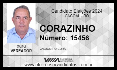 Candidato CORAZINHO 2024 - CACOAL - Eleições