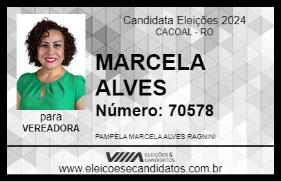 Candidato MARCELA ALVES 2024 - CACOAL - Eleições