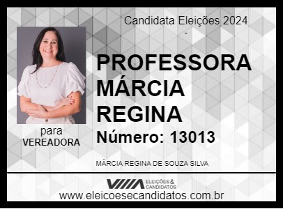 Candidato PROFESSORA MÁRCIA REGINA 2024 - JI-PARANÁ - Eleições