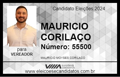 Candidato MAURICIO CORILAÇO 2024 - JI-PARANÁ - Eleições