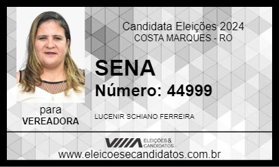 Candidato SENA 2024 - COSTA MARQUES - Eleições