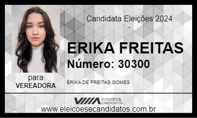 Candidato ERIKA FREITAS 2024 - PORTO VELHO - Eleições