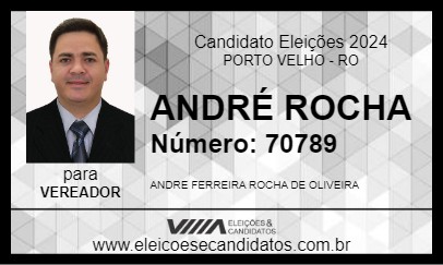 Candidato ANDRÉ ROCHA 2024 - PORTO VELHO - Eleições