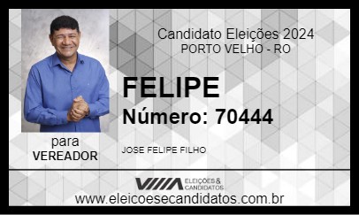 Candidato FELIPE 2024 - PORTO VELHO - Eleições