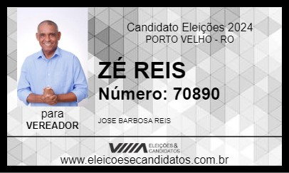 Candidato ZÉ REIS 2024 - PORTO VELHO - Eleições