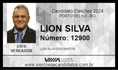 Candidato LION SILVA 2024 - PORTO VELHO - Eleições