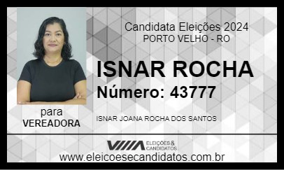 Candidato ISNAR ROCHA 2024 - PORTO VELHO - Eleições