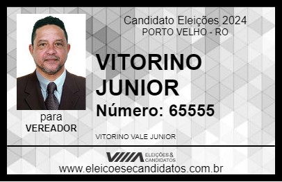 Candidato VITORINO JUNIOR 2024 - PORTO VELHO - Eleições