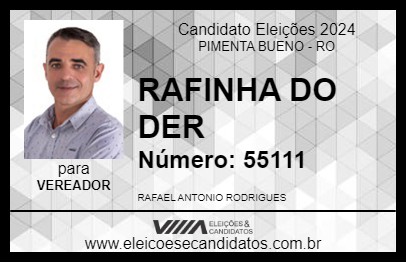 Candidato RAFINHA 2024 - PIMENTA BUENO - Eleições