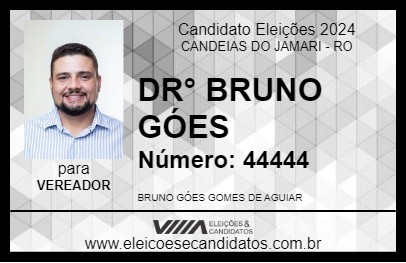 Candidato DR° BRUNO GÓES 2024 - CANDEIAS DO JAMARI - Eleições