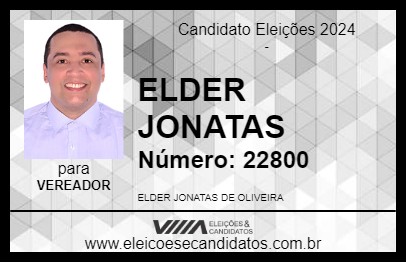 Candidato ELDER JONATAS 2024 - CACOAL - Eleições