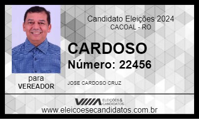 Candidato CARDOSO 2024 - CACOAL - Eleições