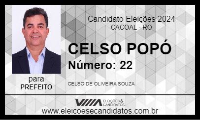 Candidato CELSO POPÓ 2024 - CACOAL - Eleições