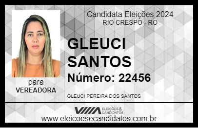 Candidato GLEUCI SANTOS 2024 - RIO CRESPO - Eleições