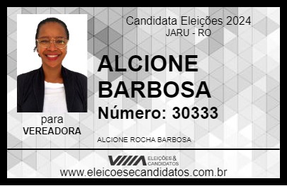 Candidato ALCIONE BARBOSA 2024 - JARU - Eleições