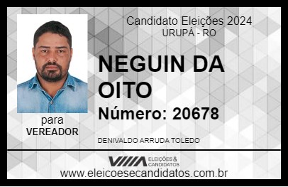 Candidato NEGUINHO DA T08 2024 - URUPÁ - Eleições