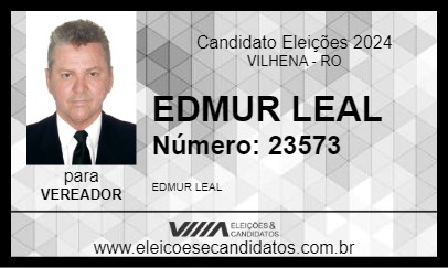 Candidato EDMUR LEAL 2024 - VILHENA - Eleições