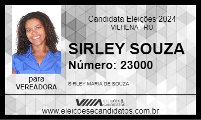 Candidato SIRLEY SOUZA 2024 - VILHENA - Eleições