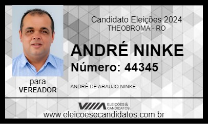 Candidato ANDRÉ NINKE 2024 - THEOBROMA - Eleições